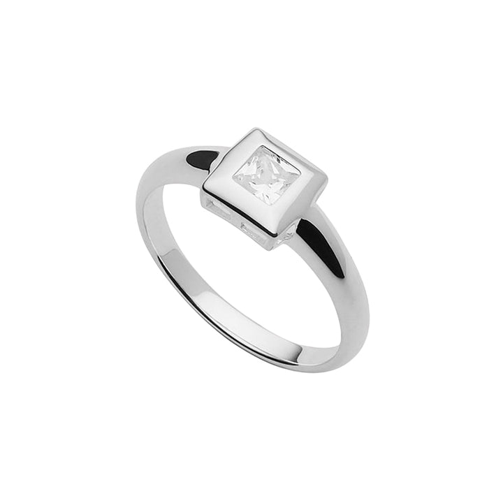 HALO CUBIC ZIRCONIA RING
