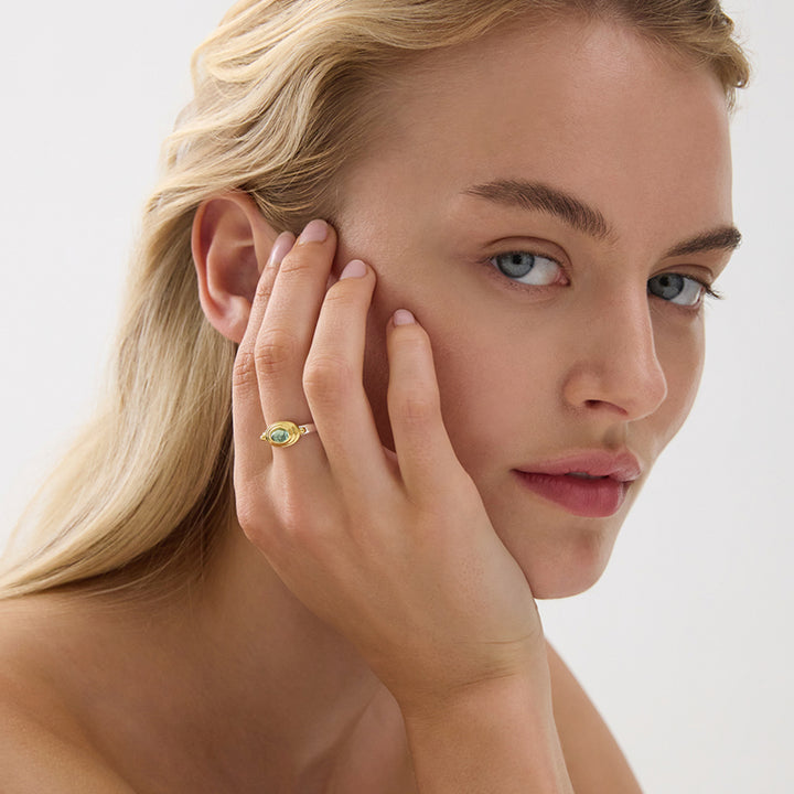 HORIZON BLUE TOPAZ RING