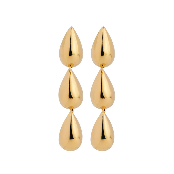 LIORA TRIPLE DROP STUD EARRING
