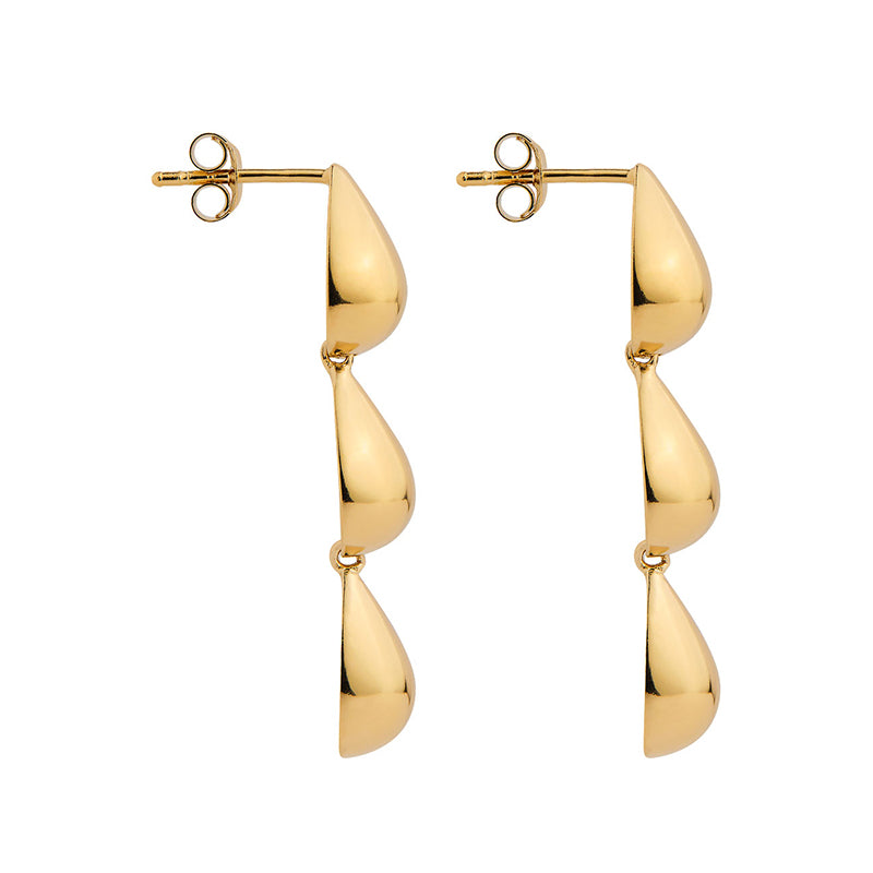 LIORA TRIPLE DROP STUD EARRING