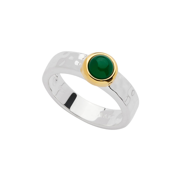 SOLACE GREEN ONYX RING