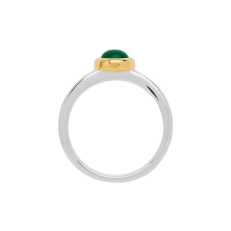 SOLACE GREEN ONYX RING
