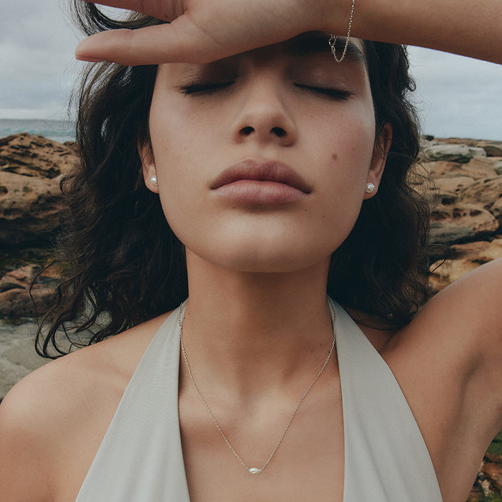 CIELO SINGLE PEARL NECKLACE