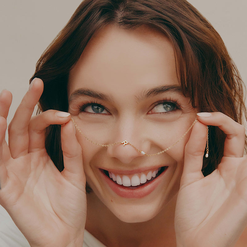 PEARL LETTER BRACELET