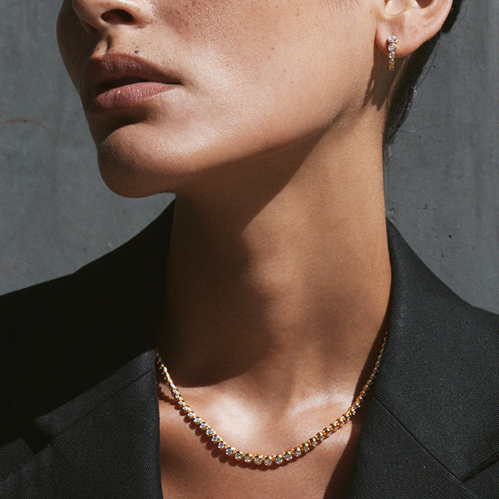 CRESCENDO TENNIS NECKLACE
