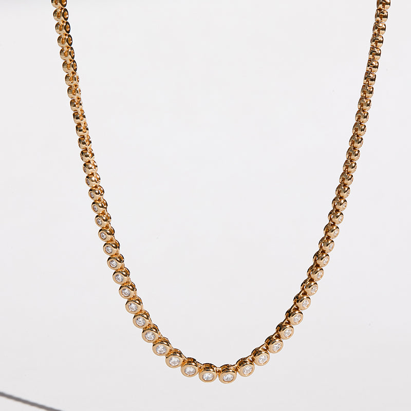 CRESCENDO TENNIS NECKLACE