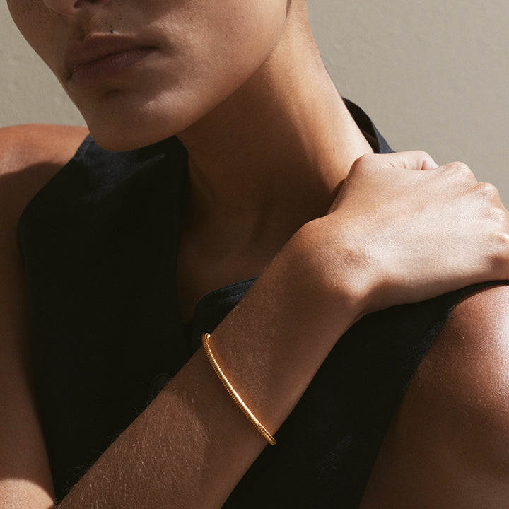 OSLO ROUND SNAKE CHAIN BRACELET