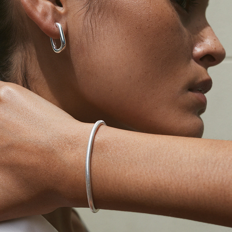 OSLO ROUND SNAKE CHAIN BRACELET