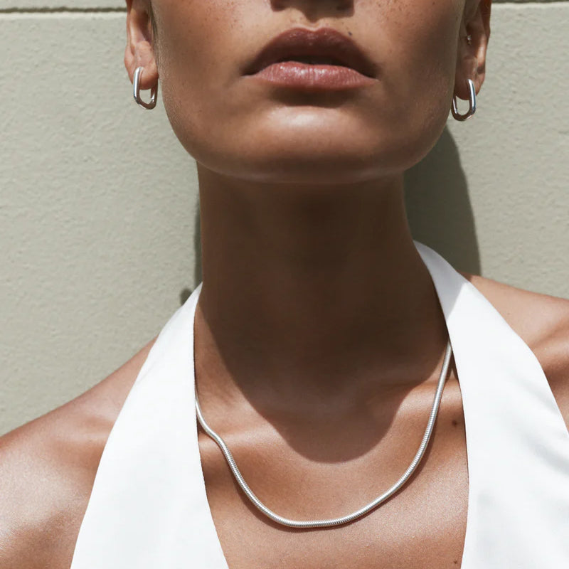 OSLO ROUND SNAKE CHAIN NECKLACE