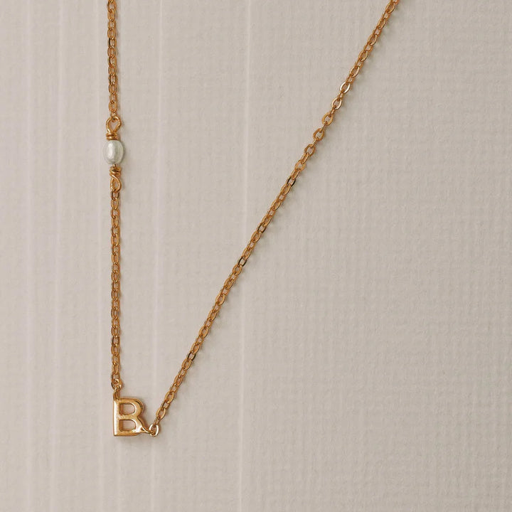 PEARL LETTER NECKLACE