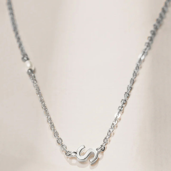PEARL LETTER NECKLACE