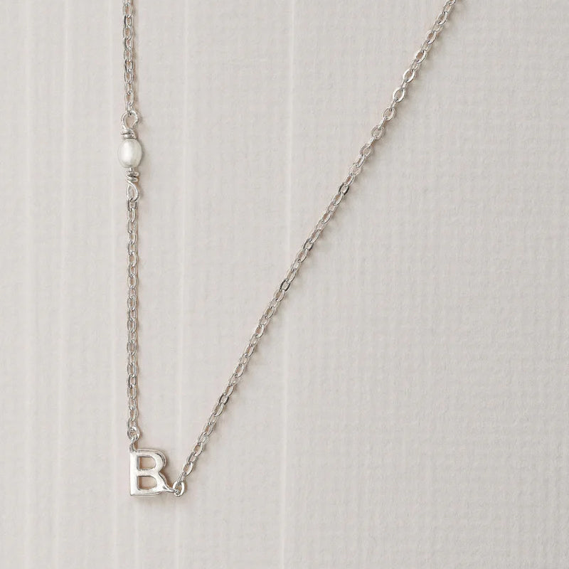 PEARL LETTER NECKLACE