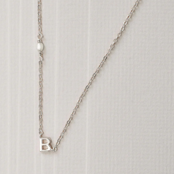 PEARL LETTER NECKLACE