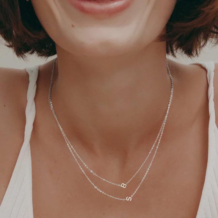 PEARL LETTER NECKLACE