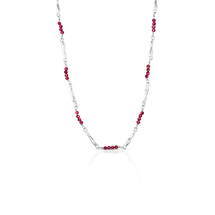 APHRODITE RHODOLITE NECKLACE