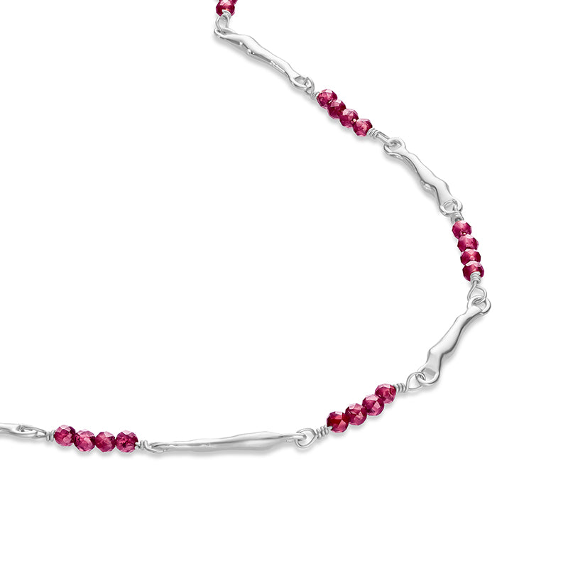 APHRODITE RHODOLITE NECKLACE