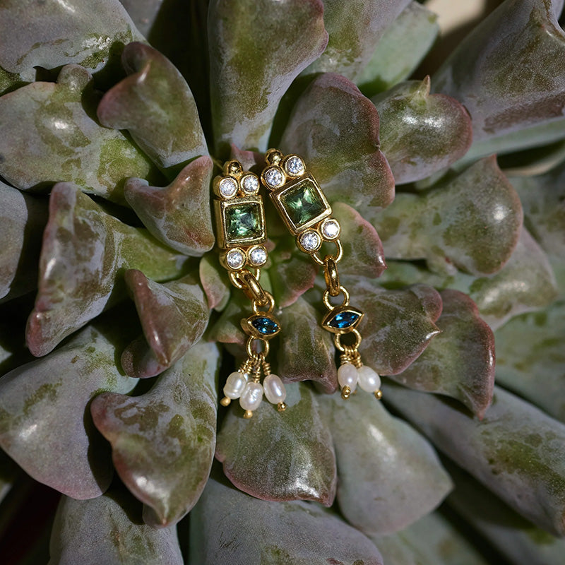AZURE APATITE EARRINGS