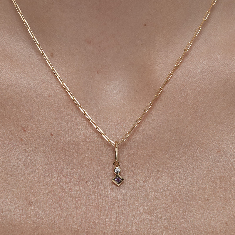 FEBRUARY AMETHYST PETITE CHARM