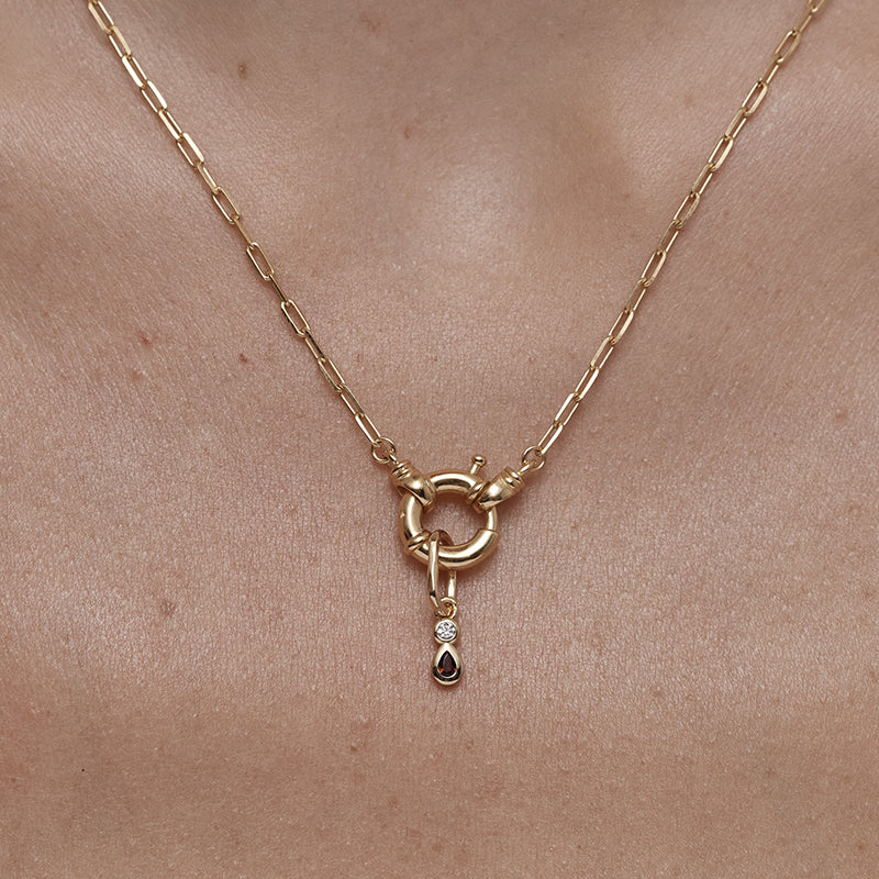 JANUARY GARNET PETITE CHARM