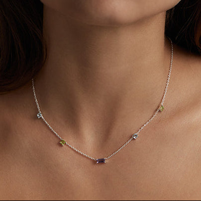 Daisy Silver Necklace