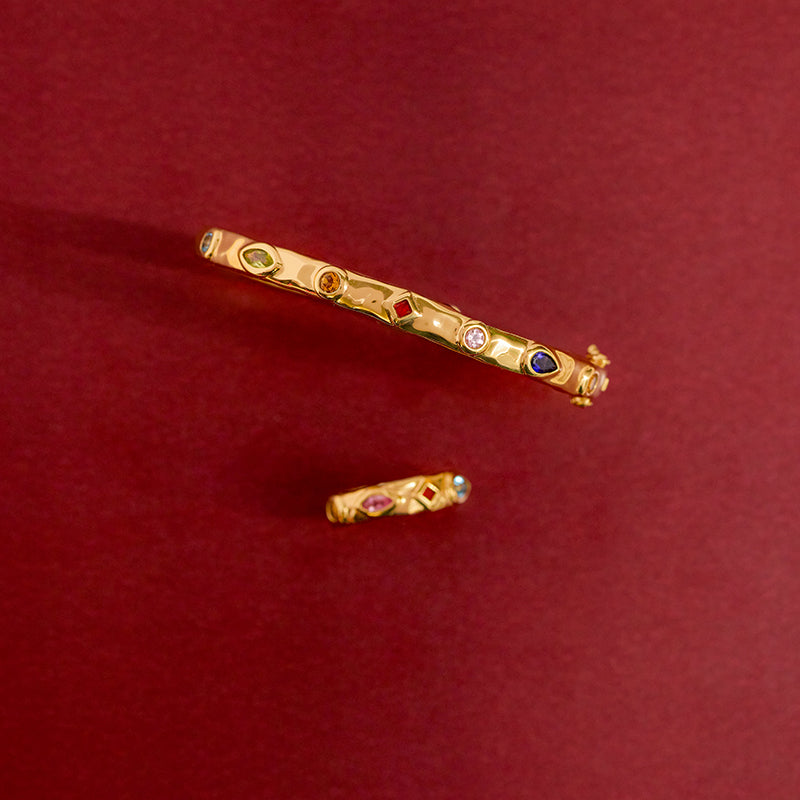 Ziggy Gold Bangle