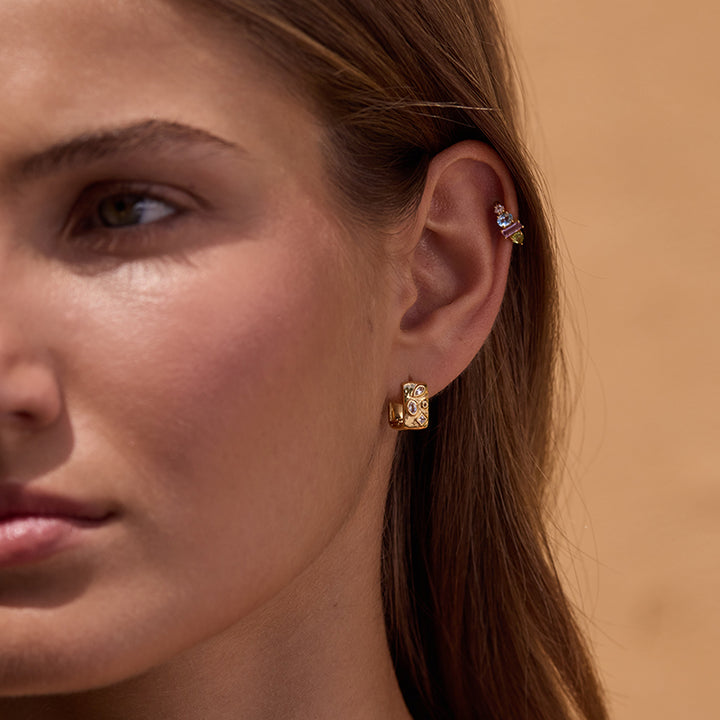 ESTELLE TOPAZ HOOPS