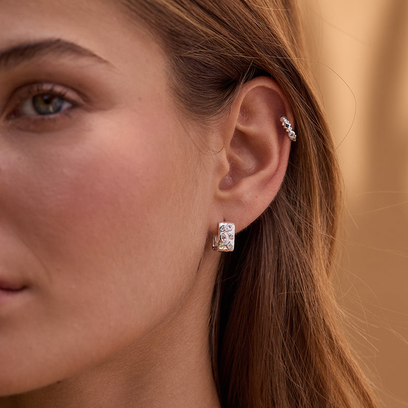 ESTELLE TOPAZ HOOPS