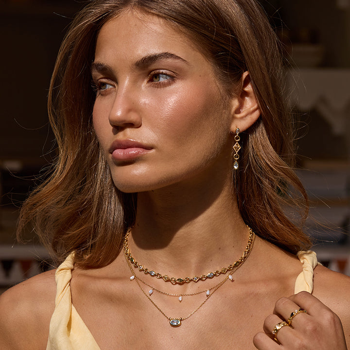 SIERRA SKY TOPAZ EARRINGS