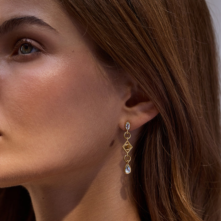 SIERRA SKY TOPAZ EARRINGS