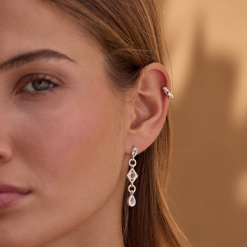 SIERRA SKY TOPAZ EARRINGS