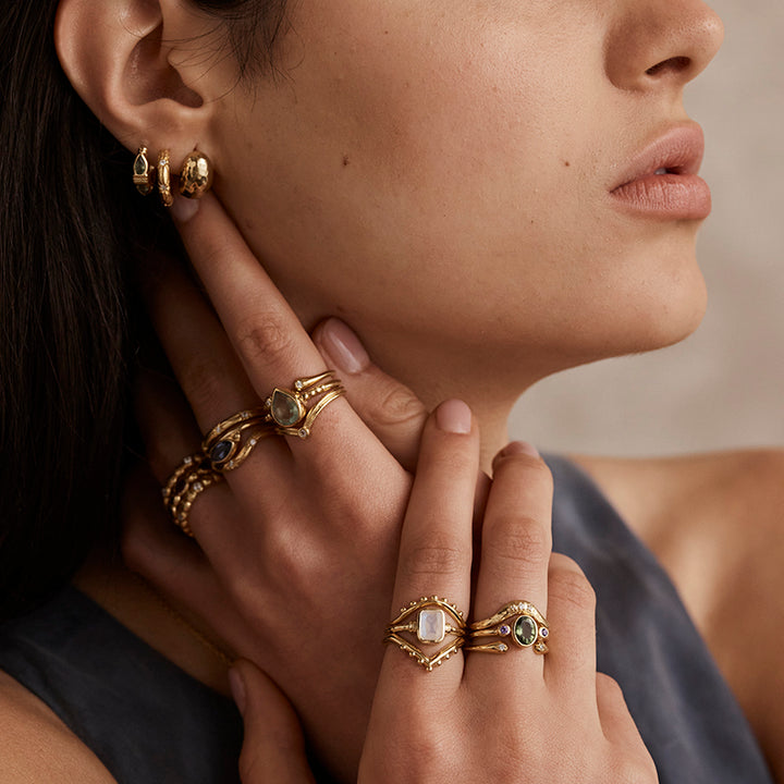 ROMY MOONSTONE STACKER