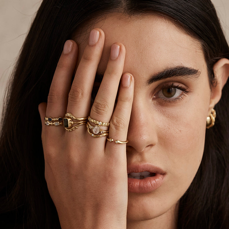 SOPHIA MOONSTONE STACKER