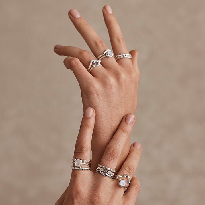 ROMY MOONSTONE STACKER