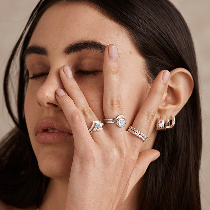 SOPHIA MOONSTONE STACKER