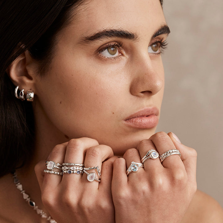 ROMY MOONSTONE STACKER