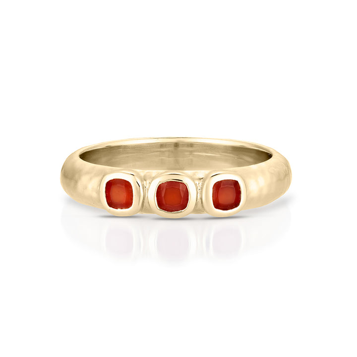 TASMIN RING - RED ONYX