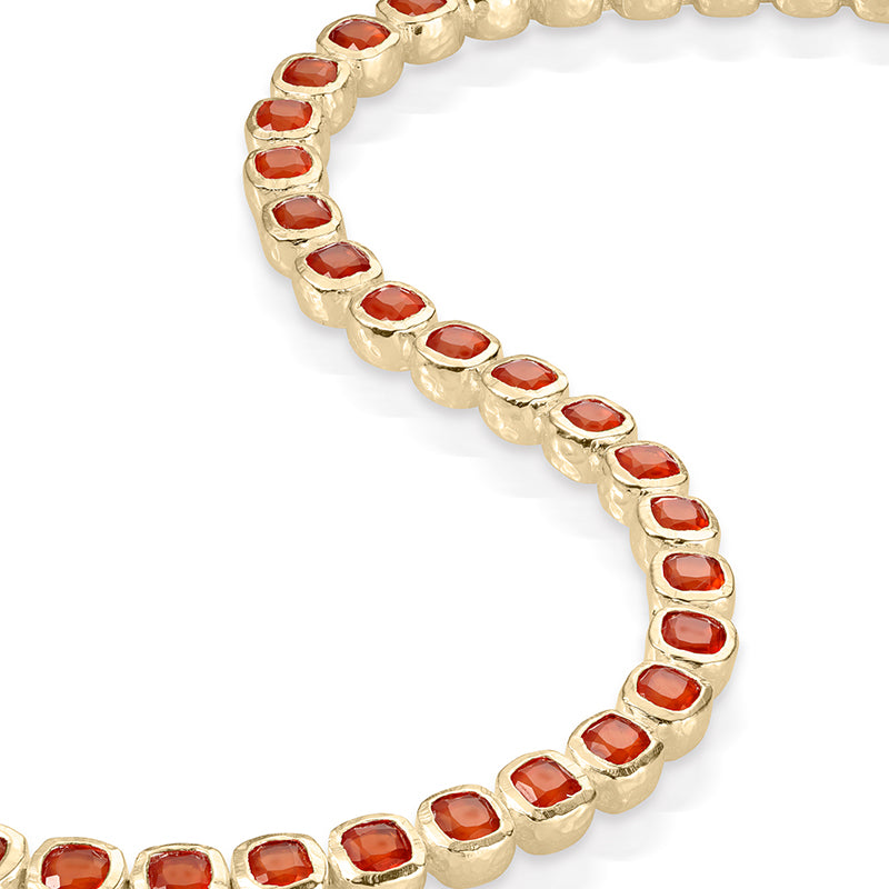 TASMIN TENNIS BRACELET - RED ONYX
