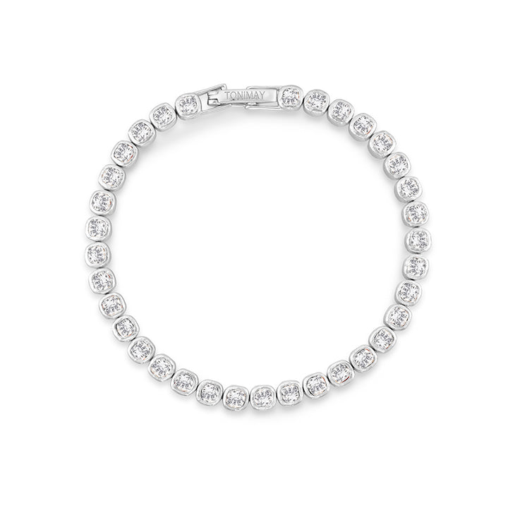 TASMIN TENNIS BRACELET - WHITE TOPAZ