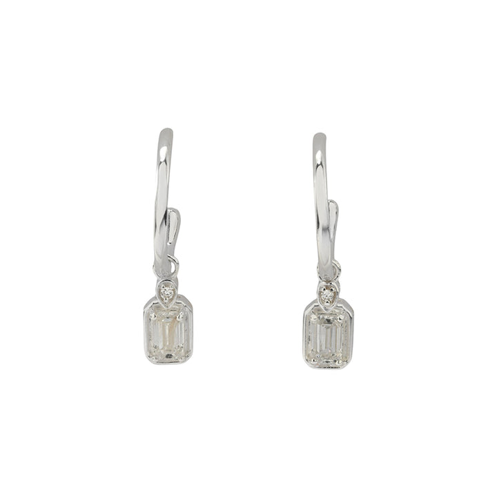 MAEVE LAB GROWN DIAMOND HOOP EARRINGS