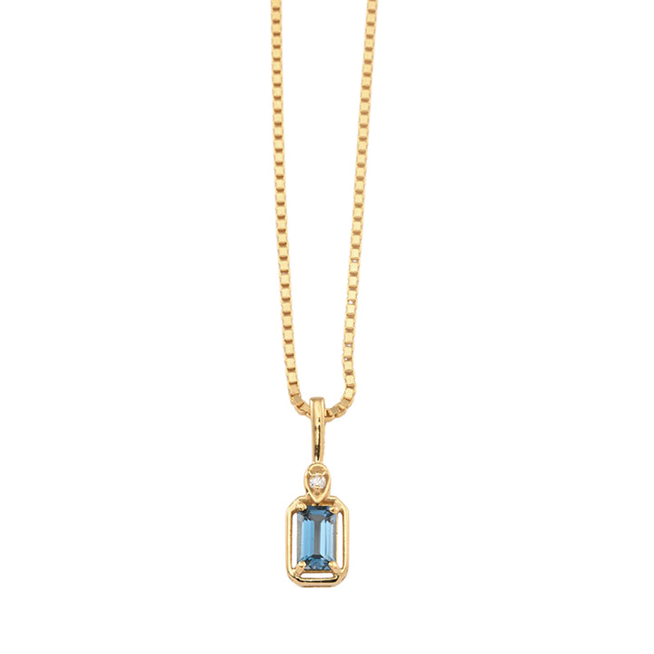 MAEVE LONDON BLUE TOPAZ NECKLACE