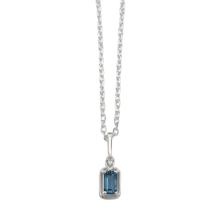 MAEVE LONDON BLUE TOPAZ NECKLACE