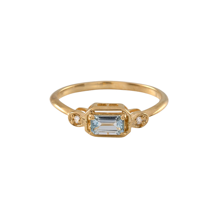 MAEVE SKY BLUE TOPAZ RING