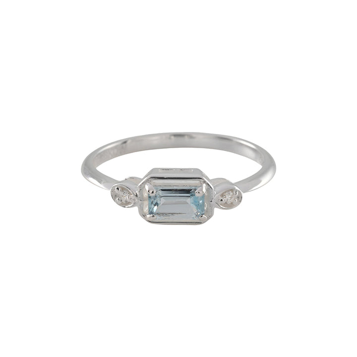 MAEVE SKY BLUE TOPAZ RING
