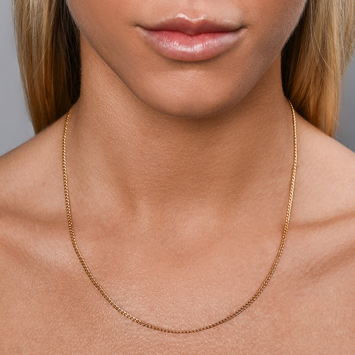 GOLD FILLED CURB CHAIN