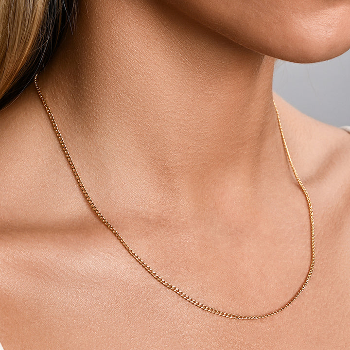 GOLD FILLED CURB CHAIN