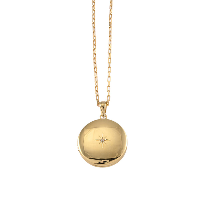 GOLD FILLED ROUND LOCKET