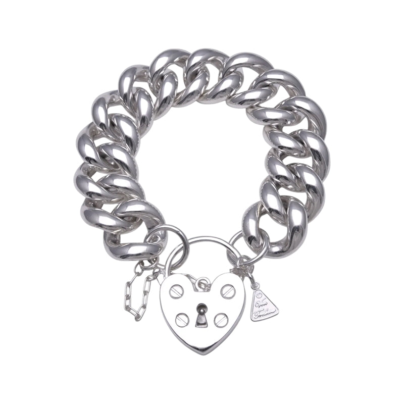 BIG MAMA HEART PADLOCK BRACELET