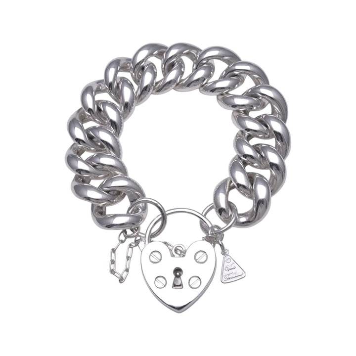 BIG MAMA HEART PADLOCK BRACELET