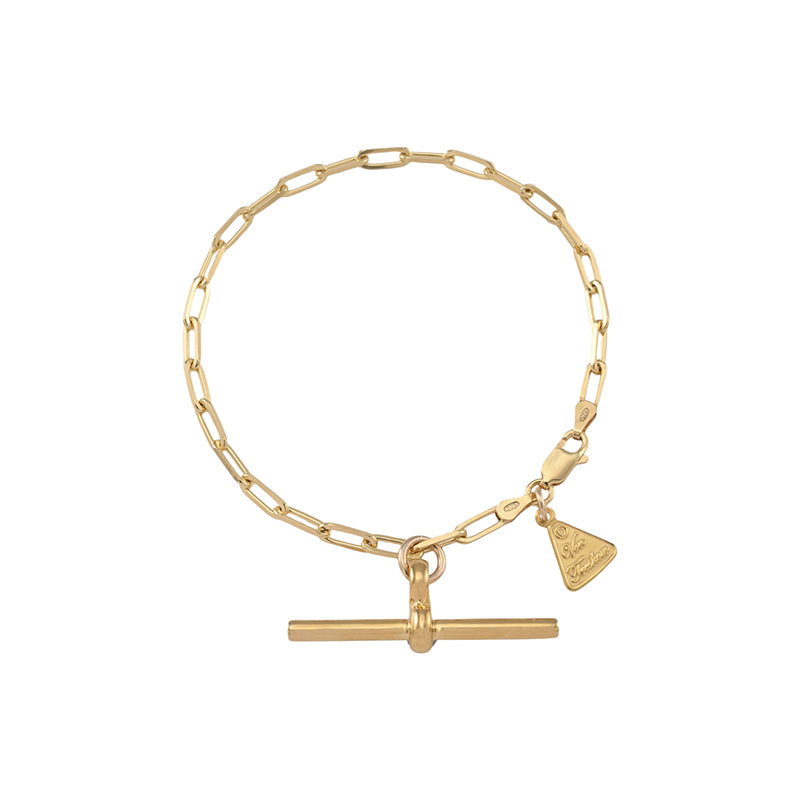 CLIP CHAIN BRACELET WITH T-BAR
