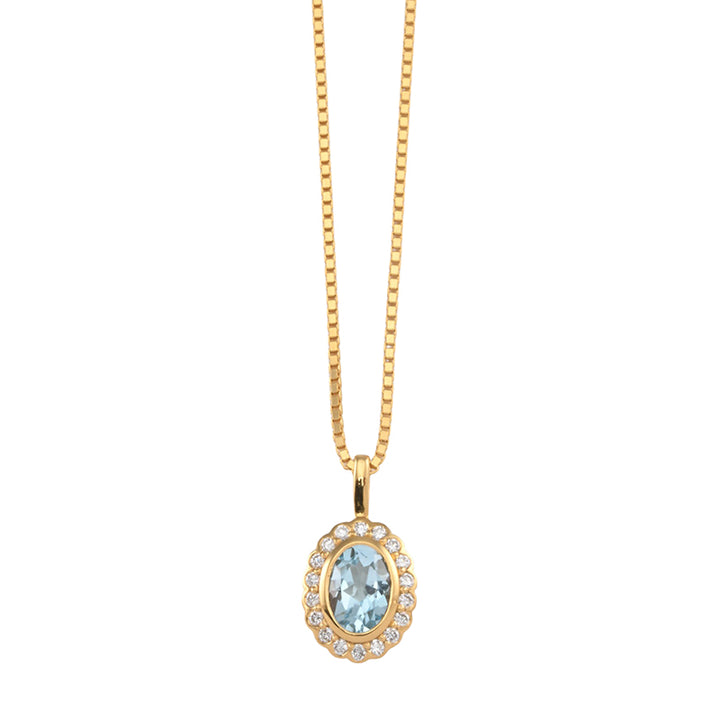 STELLA SKY BLUE TOPAZ NECKLACE